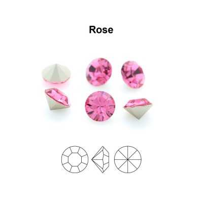 0554-Preciosa Chaton Maxima Rose PP7 1.4mm - 50 buc
