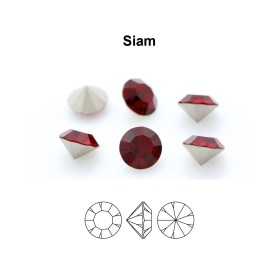 0588-Preciosa Chaton Maxima Siam PP24 3.10mm - 1 BUC