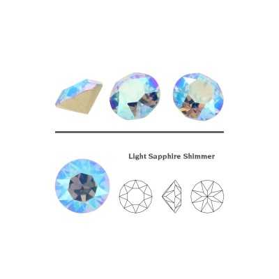 0615-Cristal Preciosa, MC Chaton Maxima Light Sapphire Shimmer PP18 2.45mm - 50 buc