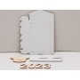 L1100 - Decupaj din MDF cu suport Absolvent 2023 dim 24x18cm 1 buc