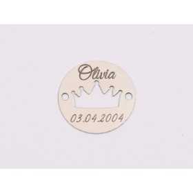 E1991 G Link Ag925 Banut personalizabil cu coronita 16.5mm