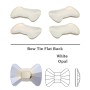 P2650-Swarovski Elements 2858 White Opal Foiled 9x6.5mm 1 buc - bijuterii personalizate din argint | simoshop
