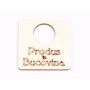 L1111 - Suport din lemn pentru oua "Produs in Bucovina", grosime 4mm-1 buc