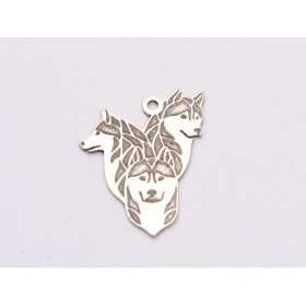 E2014 G Pandant Ag925 HuskyPack 14x18mm 0.5mm 1 buc