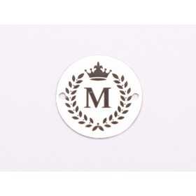 E2031G Pandant argint 925 Monograma 16.5 mm 1 buc