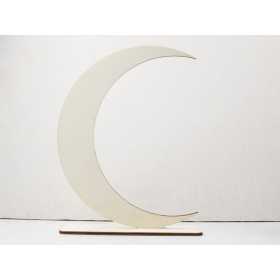 L1156-Blank semiluna cu suport 25cm - 1 buc