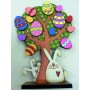 L0047-Copac decorativ din lemn pentru Paste 20*15cm - 1 buc