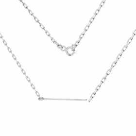 G0725-Baza pentru colier argint 925 0.65mm x 44cm 1 buc