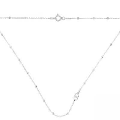 G0756 - Lant Argint 925 asimetric pentru link-uri 45cm 1mm - 1 buc