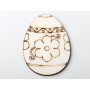 L1174- Decupaj ou din lemn v6 5x7cm 1buc - bijuterii personalizate din argint | simoshop