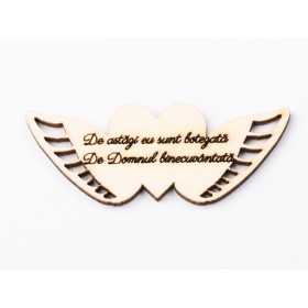 L1192-Decupaj tematica Eveniment special fetita, 8x3.5 cm - 1 buc