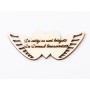 L1192-Decupaj tematica Eveniment special fetita, 8x3.5 cm - 1 buc