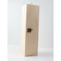 H017 - Cutie lemn pentru sticle vin personalizabila cu text /simbol