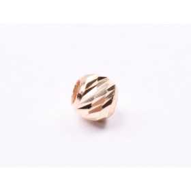 AU001-Biluta aur 14K slash 3mm, gaura de 1.5 mm - 1 buc