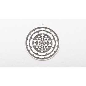 E2055 G Pandant cu anou si gravura in relief Ag925