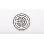 E2055 G Pandant cu anou si gravura in relief Ag925