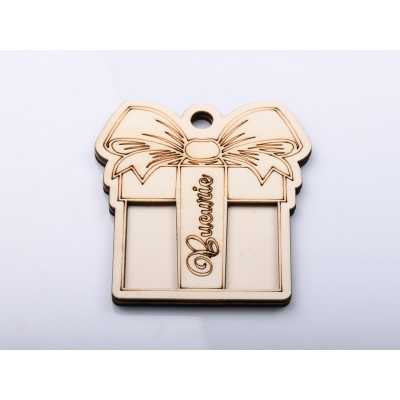 L1267-Cadou din lemn "Bucurie" 2 straturi