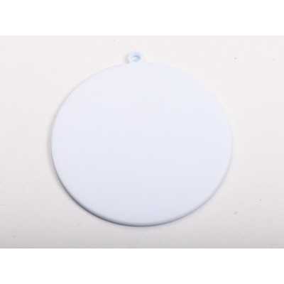 L1273 Glob de craciun din plexic alb blank