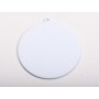 L1273 Glob de craciun din plexic alb blank
