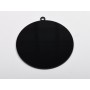 L1274 Glob de craciun din plexic negru blank - bijuterii personalizate din argint | simoshop