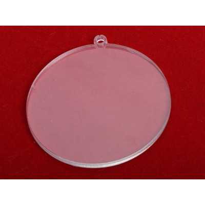L1275 Glob de craciun din plexic transparent blank - bijuterii personalizate din argint | simoshop