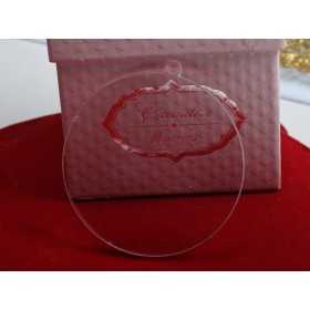 L1275 Glob de craciun din plexic transparent blank