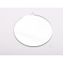 L1277 Glob de craciun din oglinda acrilica argintie blank