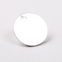 G0539-Charm banut argint cu o gaura 22mm 0.3 mm fara za