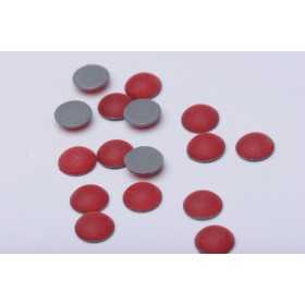 0379-Swarovski Elements 2080 Light Siam Frosted Hotfix 7mm SS34