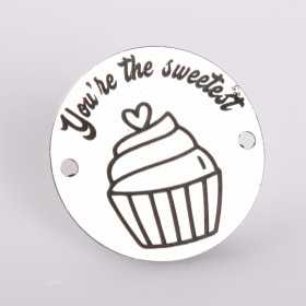 Link rotund argint You are the sweetest