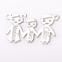 S0026 E1912 N Link argint familie MBT 21.5x13mm, 0.6mm personalizat