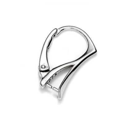 Cercel leverback Swarovski royal argint 925, 20 mm