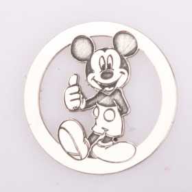 Link pentru bratara din argint Mickey