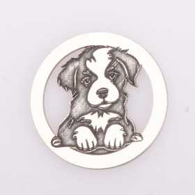 Link pentru bratara din argint catelus