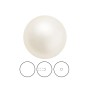 Preciosa Round Pearl Maxima 1/2H White Pearl Effect 8mm