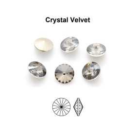 P4627-Cristal Preciosa Rivoli Maxima Crystal Velvet D-Folied SS 39 8mm