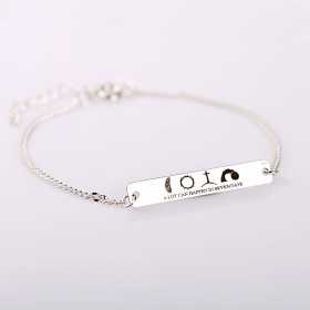 E2151 GS Bratara din argint "A lot can happen in seven days"