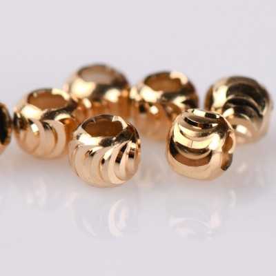 Bilute Argint 925 moon 3mm int 1.5mm placate cu aur