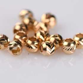 Bilute Argint 925 slide 3mm int 1.5mm placate cu aur