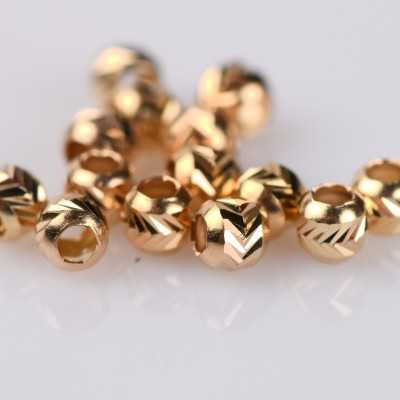 Bilute Argint 925 slide 3mm int 1.5mm placate cu aur