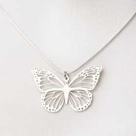 Colier cu fluturas din argint