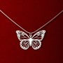 Colier cu fluturas din argint