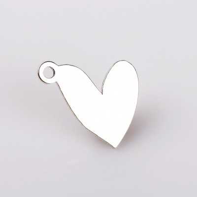 Decupaj inimioara din argint 11.5mm