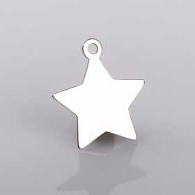 Decupaj steluta din argint 10mm
