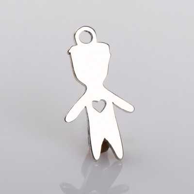 G1732 - Decupaj baietel din argint 12mm