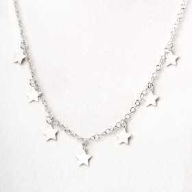 Colier cu stelute din argint