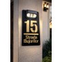 Numere de casa premium personalizate luminate cu LED