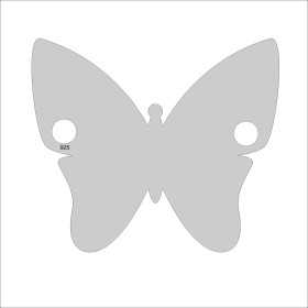 G1800 N - Link din argint 925 forma de fluture dimensiune 12x10mm 0.3mm