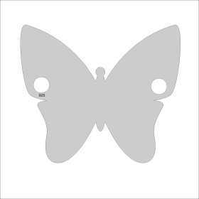 G0342 N - Link din argint 925 forma de fluture dimensiune 12x10mm 0.5mm