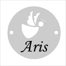 G0626 N Link din argint cu ingeras decupat 16 mm 0.33mm